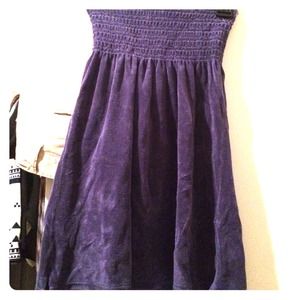 Juicy Couture purple terry tube dress