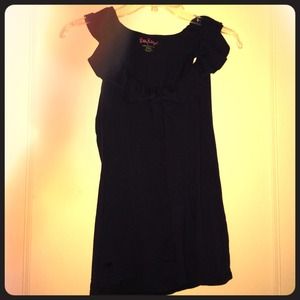 Lilly Pulitzer navy ruffle top!