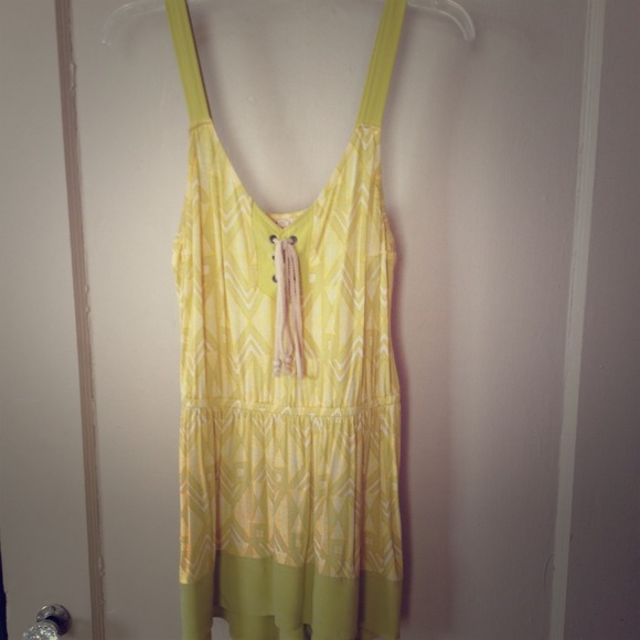 Yellow and Cream Tunic
