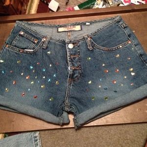 High waisted shorts