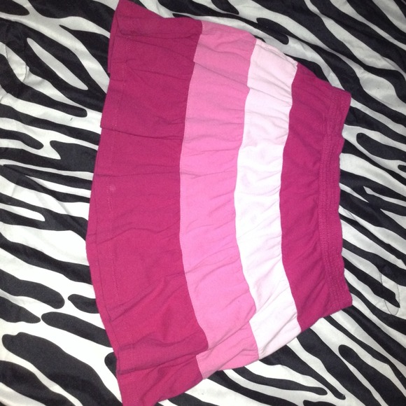 Faded glory pink ombré effect skirt