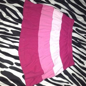 Faded glory pink ombré effect skirt