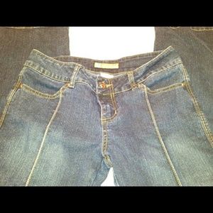 JOU JOU SKINNY JEANS WITH ORANGE STITCHING Juniors