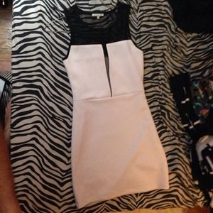 White and Black Dress