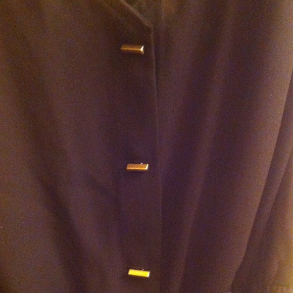 Black romper with gold buttons - Picture 2 of 3