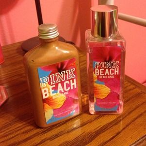 PINK Beach lotion by Victoria Secrets