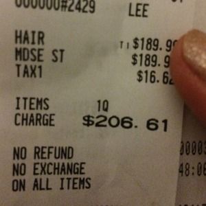 Clip in hair extensions