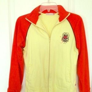 Yellow and orange jacket