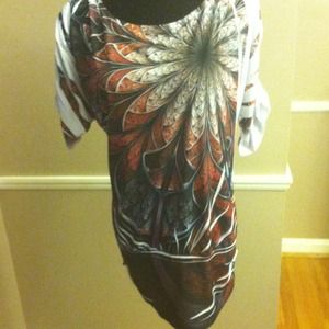 636. Andrea Floral Tunic