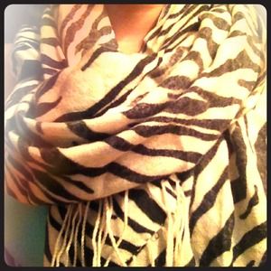 Zebra Print Scarf
