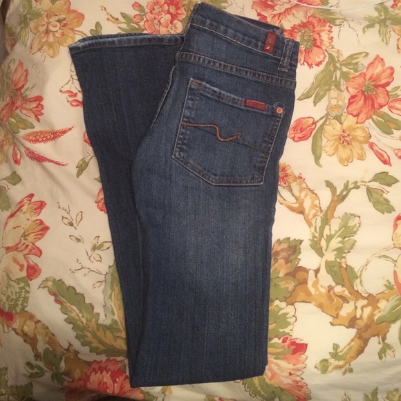 WILL BUNDLE! TWO FOR $110. Bootcut 7 jeans Size 24