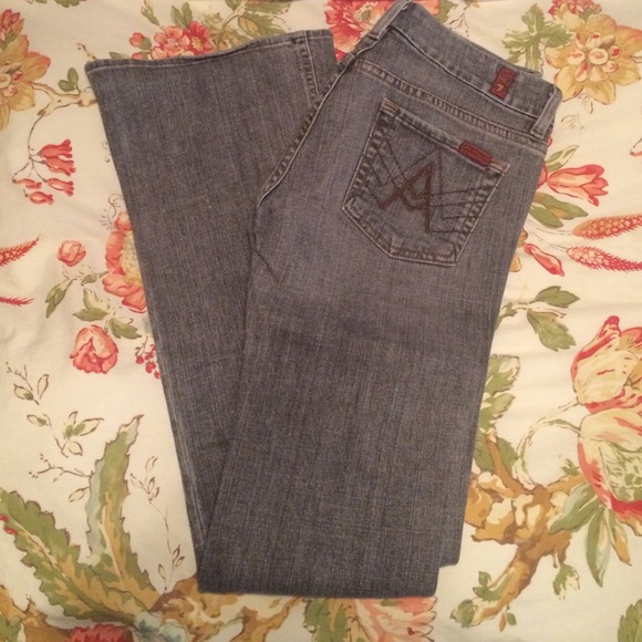 "A" pocket Bootcut 7 jeans size 26