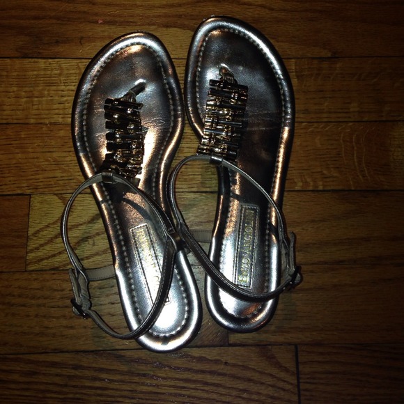 Enzo Angiolini gold sandals
