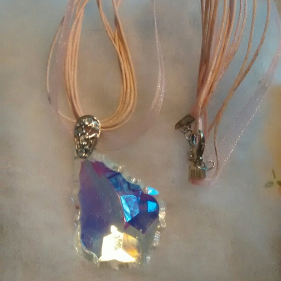 Real Crystal rope necklace! New