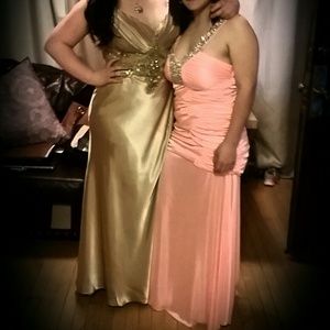 SEQUINED GOLD GOWN (PERFECT FOR NEW YEARS)