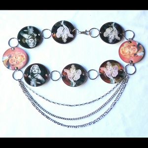 Vintage 90's Marilyn Monroe Grunge Holograph Belt