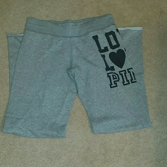 *SOLD* Victoria Secret grey and black sweats