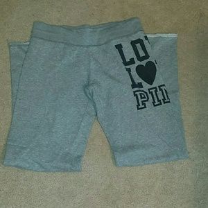 *SOLD* Victoria Secret grey and black sweats
