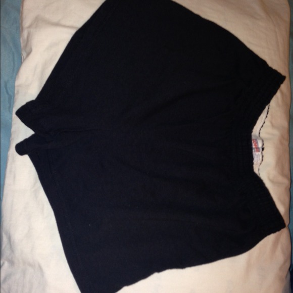 black sofee shorts