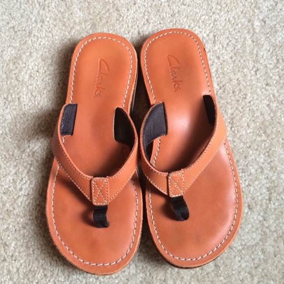 Clark's leather sandals