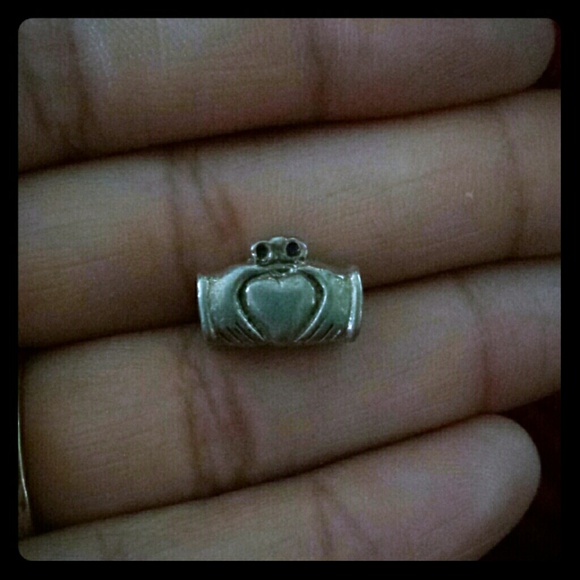 Claddagh heart charm