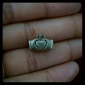 Claddagh heart charm