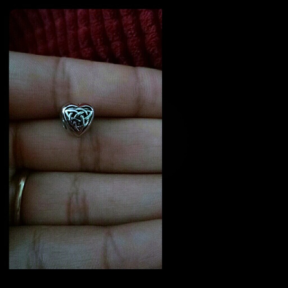 Celtic heart charm