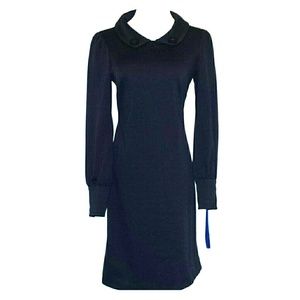 Morgan Mcfeeters Navy blue dress.