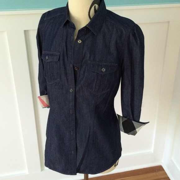Burberry Denim Shirt and Top