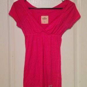 Pink Hollister Top