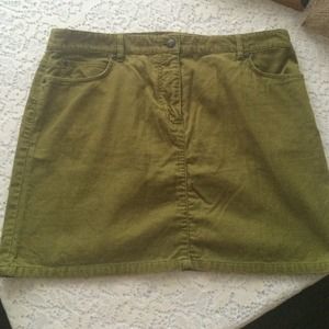 J.Crew corduroy skirt