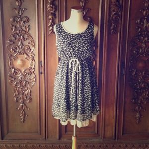 Cat print dress