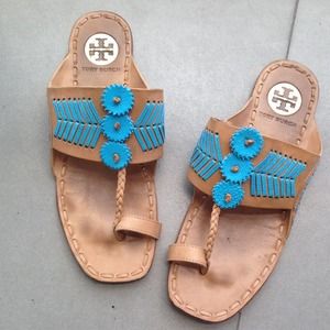Tory Burch Caylan Toe Ring Flat Sandals