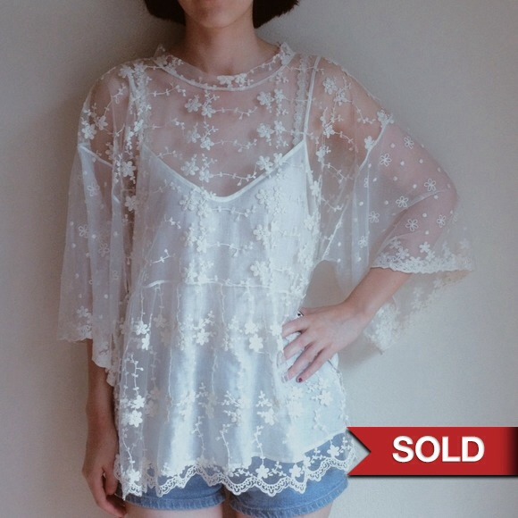 Zara Tops Zara Floral Mesh Top Poshmark