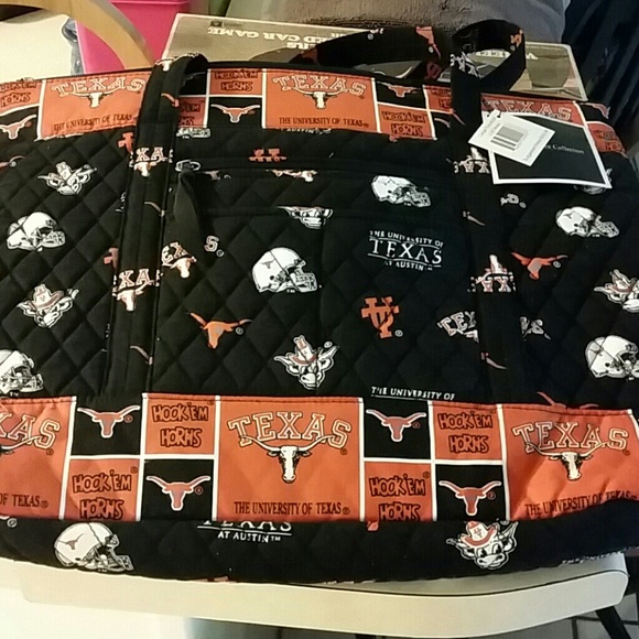 Large u of texas tote
