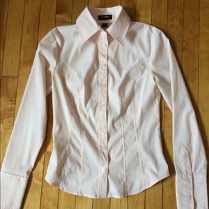 Blush Pink Button Up by Express