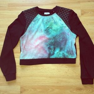 Galaxy Leather Longsleeve