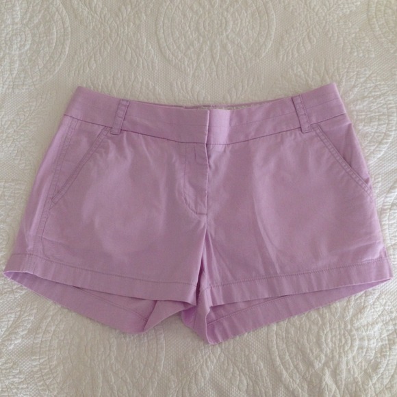 J. Crew Pants - NWOT J. Crew 3" Lilac Chino Shorts
