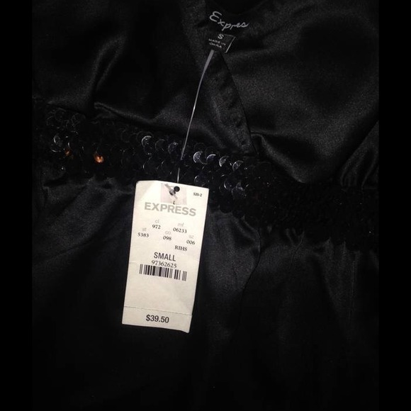 Black sequined top - Picture 4 of 4