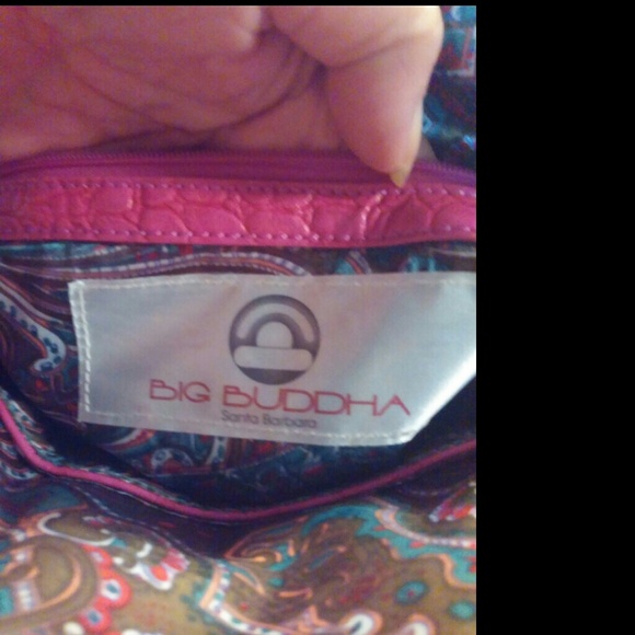 BIG BUDDHA BRIGHT PINK BAG - Picture 2 of 4