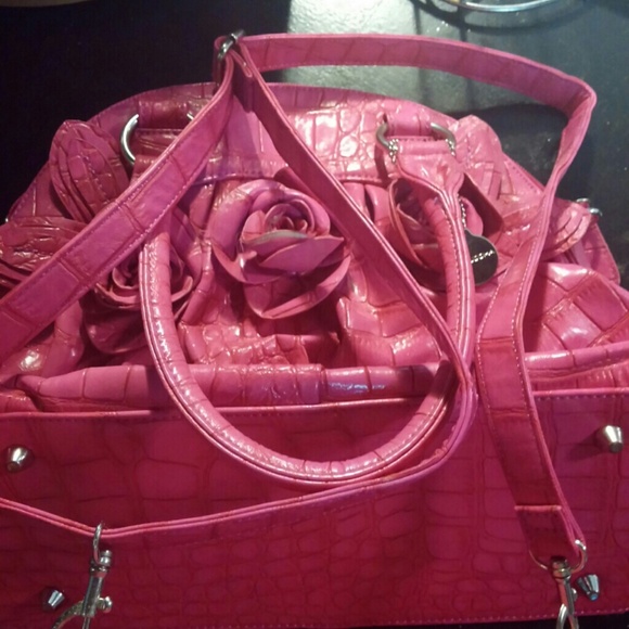 BIG BUDDHA BRIGHT PINK BAG - Picture 4 of 4