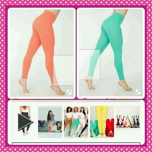 American apparel COTTON SPANDEX BUNDLE LEGGINS