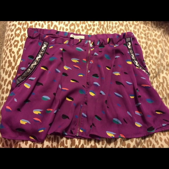 Purple Swing Skirt