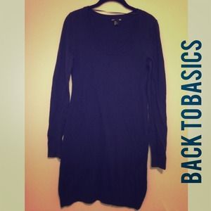 H&M basic knit dress -- navy