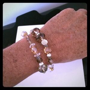 UNIQUE BRACELETS!!!! Czech Glass Stretch Bracelets