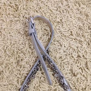 LOFT Thin silver belt