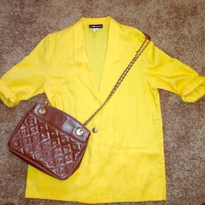 Yellow blazer