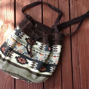 Urban outfitters ecote tribal print bag