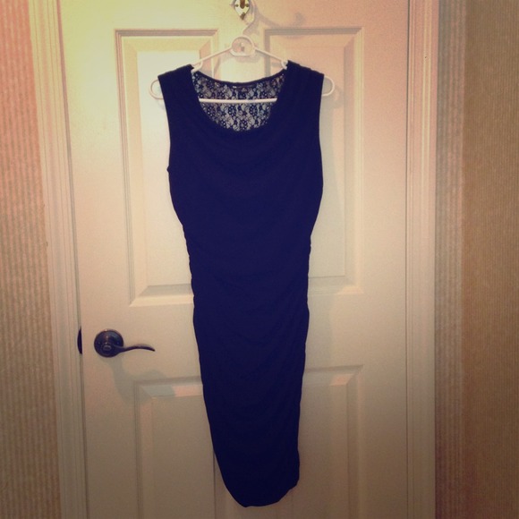 Black cocktail dress, super stretchy