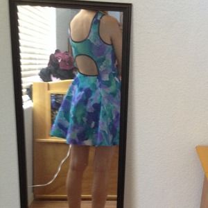 Tie dye skater dress